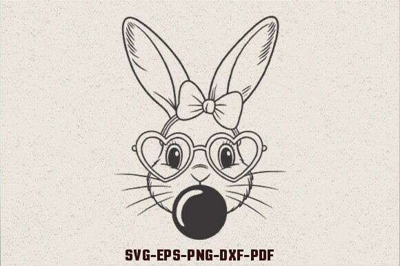 Bunny with Bandana Glasses Bubblegum SVG: A Designer’s Honest Review
