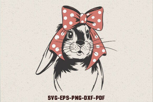 Cute Bunny Face Bandana Bow SVG: A Designer’s Real-World Embroidery Review