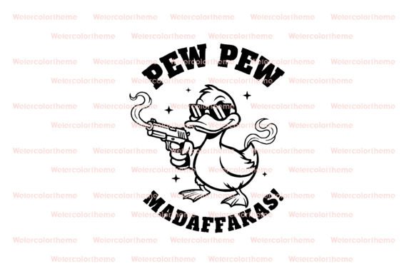 Pew Pew Madafakas Duck SVG: A Designer’s Real Embroidery Test
