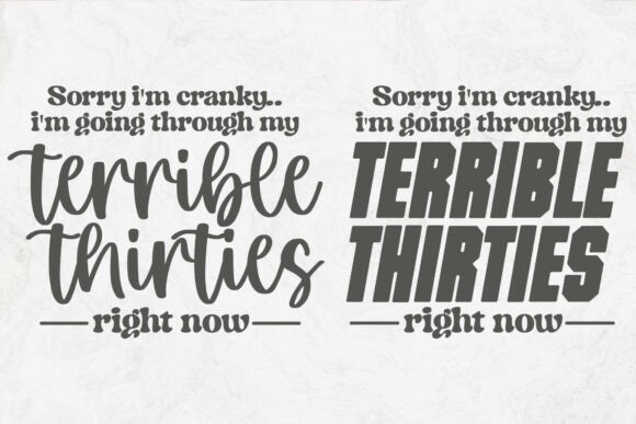 Terrible Thirties SVG: Sassy, Sarcastic, and Ready for Embroidery?