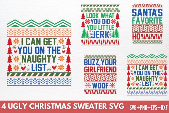 Ugly Christmas Sweater SVG
