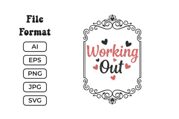 Working out SVG Funny Fitness Valentine